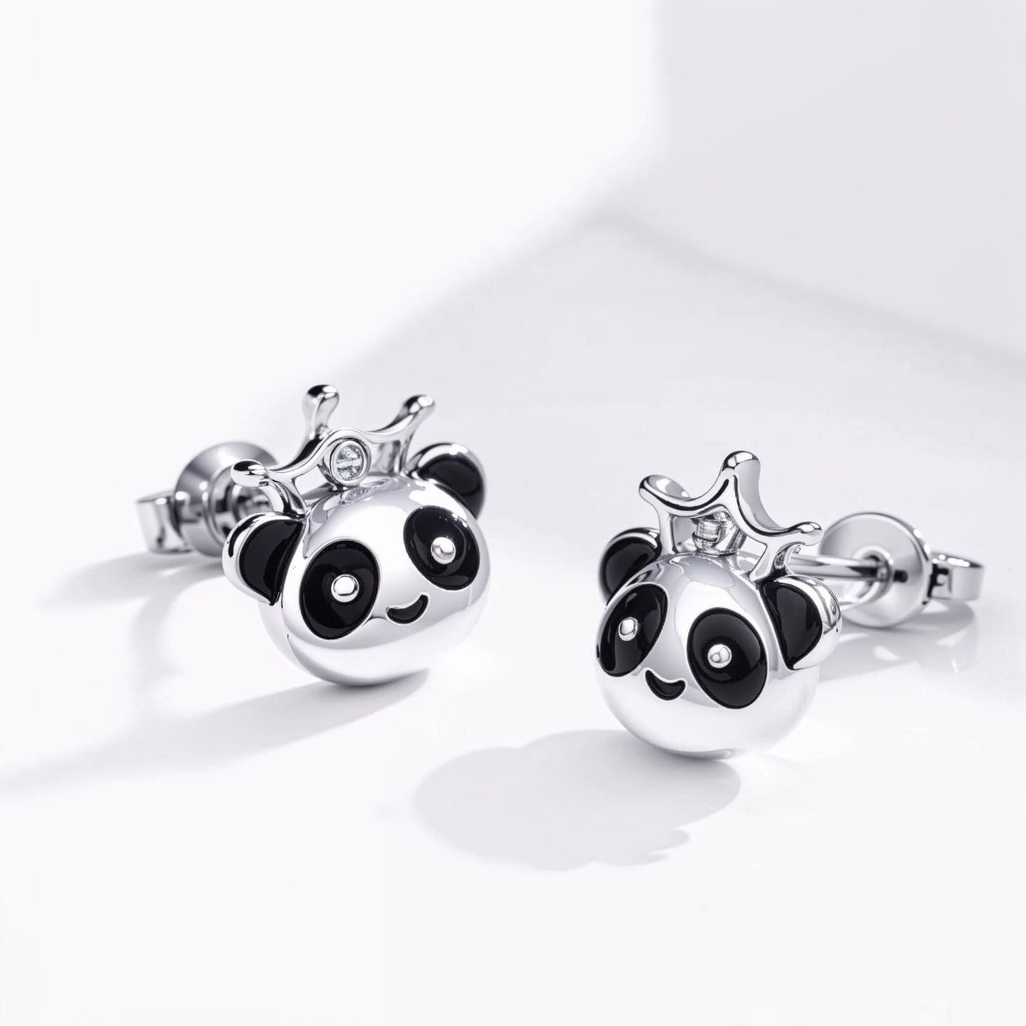 Panda Oorbellen