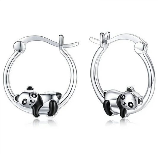 Panda Earrings